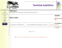 Tablet Screenshot of amphibium.ch